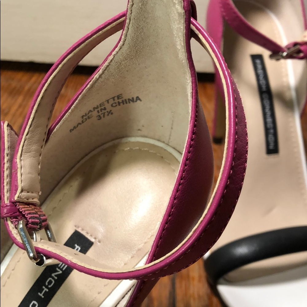 Colorblock Strappy Heels - Picture 3 of 4